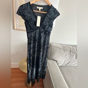 Thirty Thirty Velvet Fairy Green WhimsyGoth 90’s Y2K Grunge Dress Size S